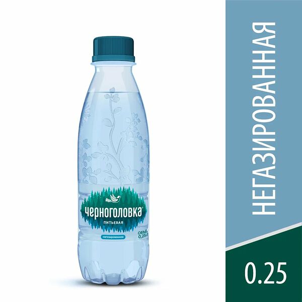 Вода Черноголовка питьевая негазированная 250 мл
