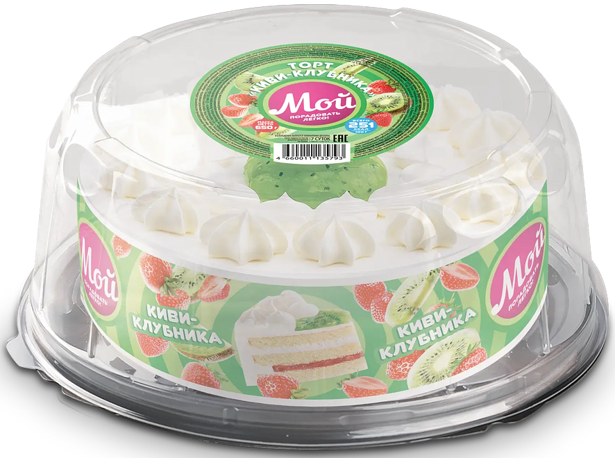 

Торт Мой Киви-клубника 650 г