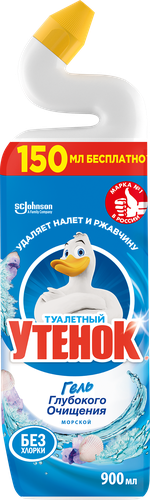 

Чистящее средство для туалета Туалетный утёнок 5в1 Морской 900 мл