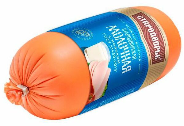 Колбаса вареная Стародворье Стародворская Молочная с молоком 400г