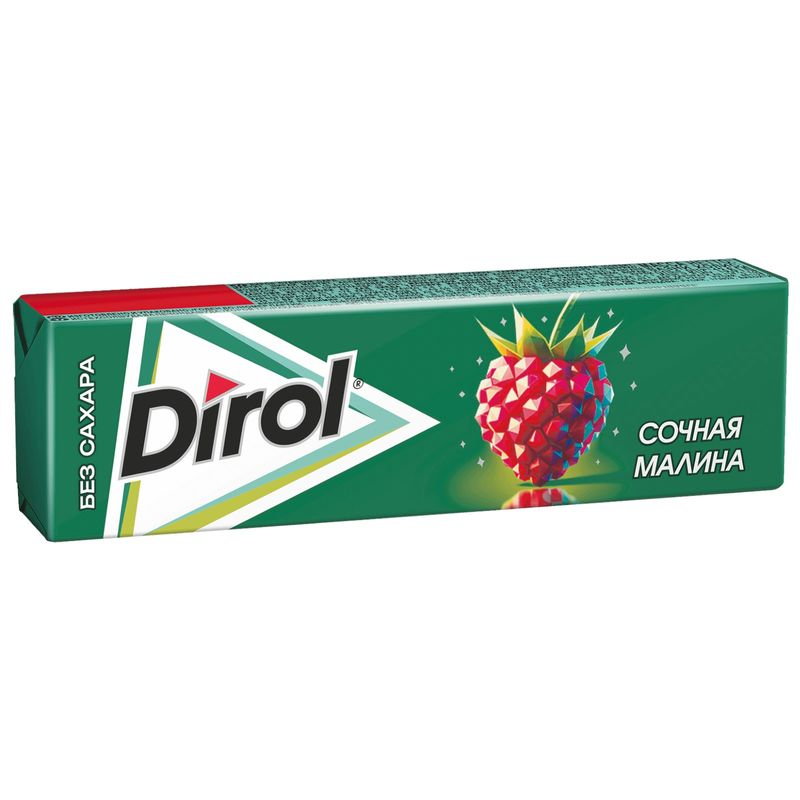

Жевательная резинка Dirol Сочная малина без сахара 13.6 г