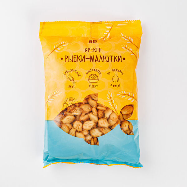Крекер Вкусвилл Рыбки-малютки 200 г
