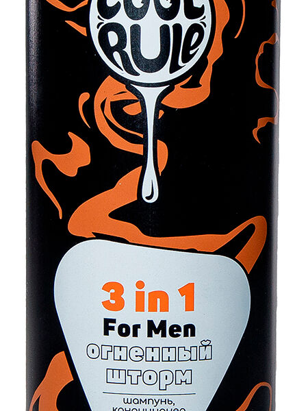 Шампунь Cool Rule For Men 3в1 Огненный шторм