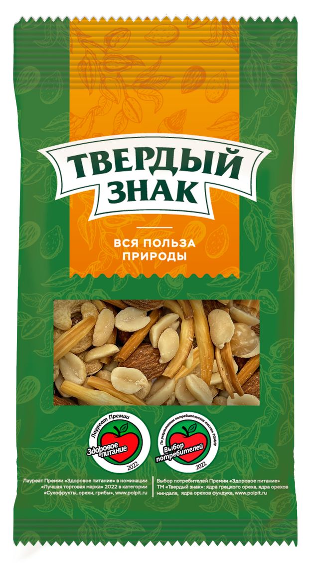 

Коктейль ореховый Твердый знак с сыром 50 г