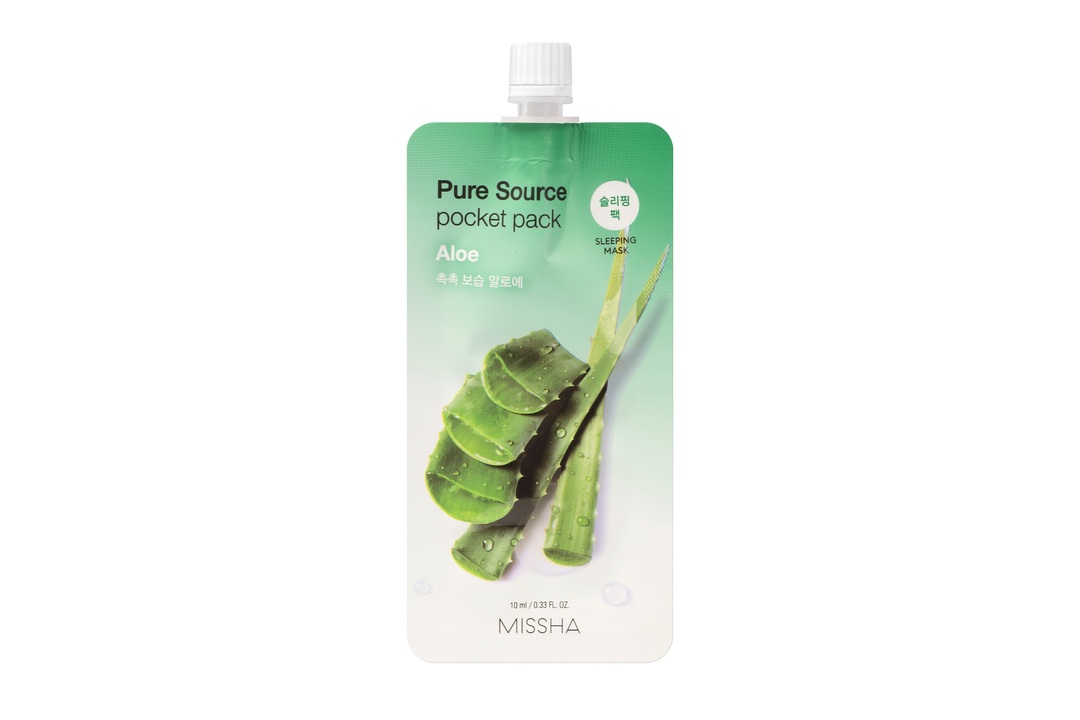 

Маска для лица Missha Pure Source Pocket Pack ночная Алоэ 10 мл