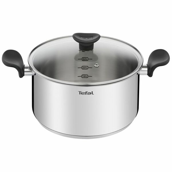 Кастрюля с крышкой Tefal Primary d=24 см, нержавеющая сталь 5.2 л