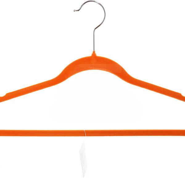 Вешалка пластиковая с вельветовым покрытием
