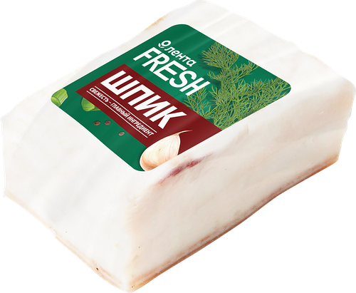 Шпик свиной Лента Fresh соленый, весовой