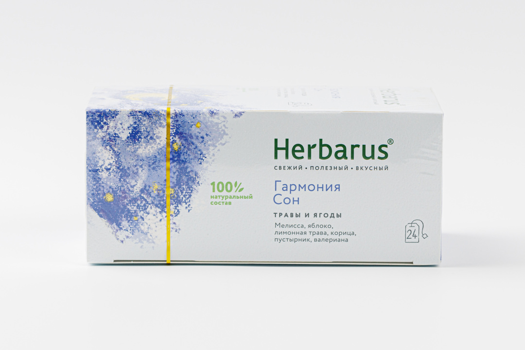 

Чай Hеrbarus Гармония Сон 24 пакетика 38 г