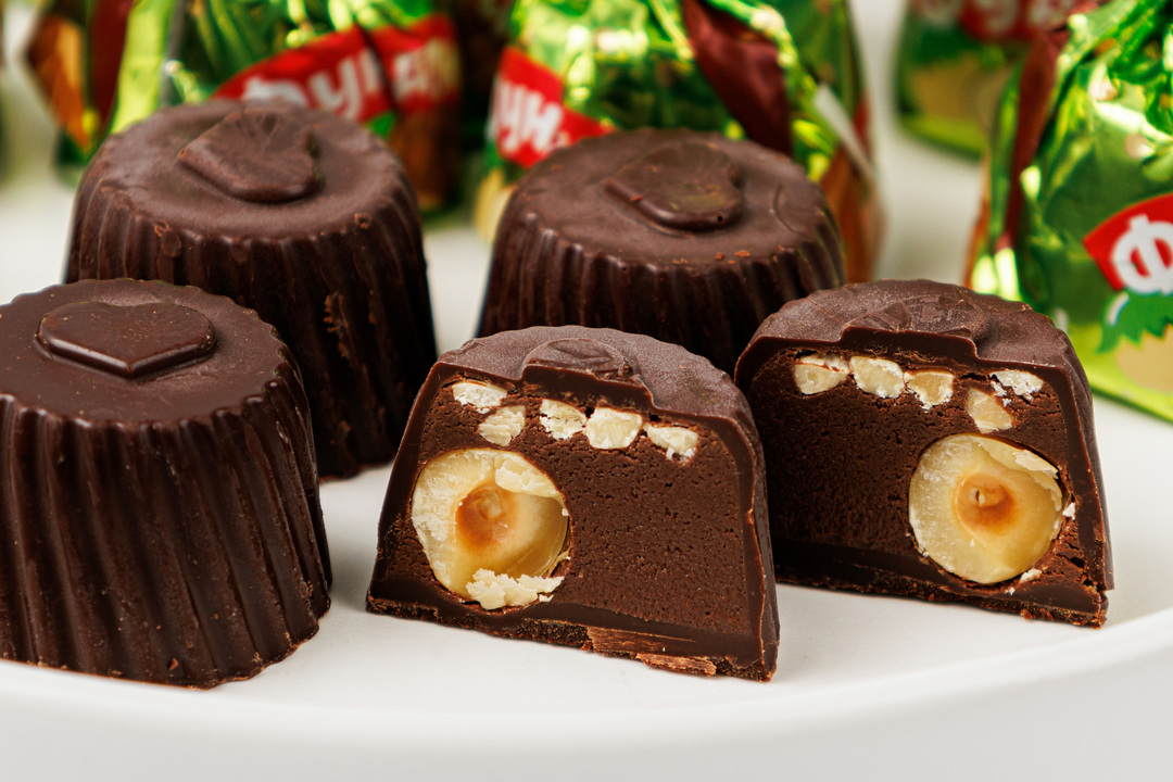 

Конфеты шоколадные с Фундуком 200 г