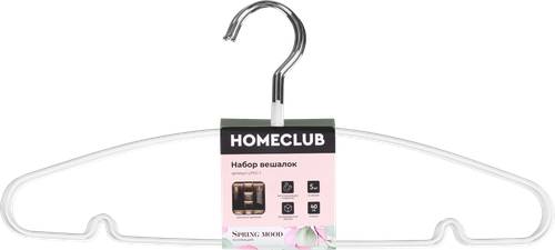 

Набор вешалок Homeclub Spring mood, 40 см, 3 шт