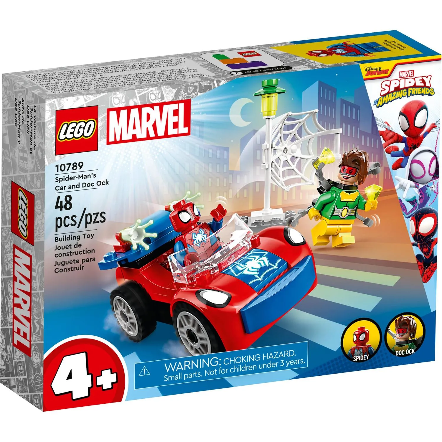 

Конструктор Lego Marvel Автомобиль Человека-паука и Доктор Осьминог 10789
