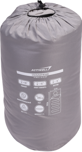

Спальный мешок Actiwell с фланелевой подкладкой 200x80 см