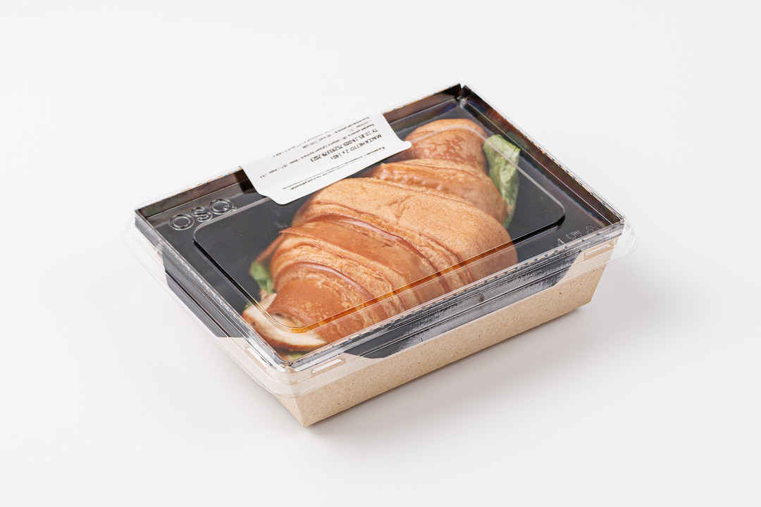 

Круассан с индейкой и медово-горчичной заправкой ВкусВилл кафе 140 г