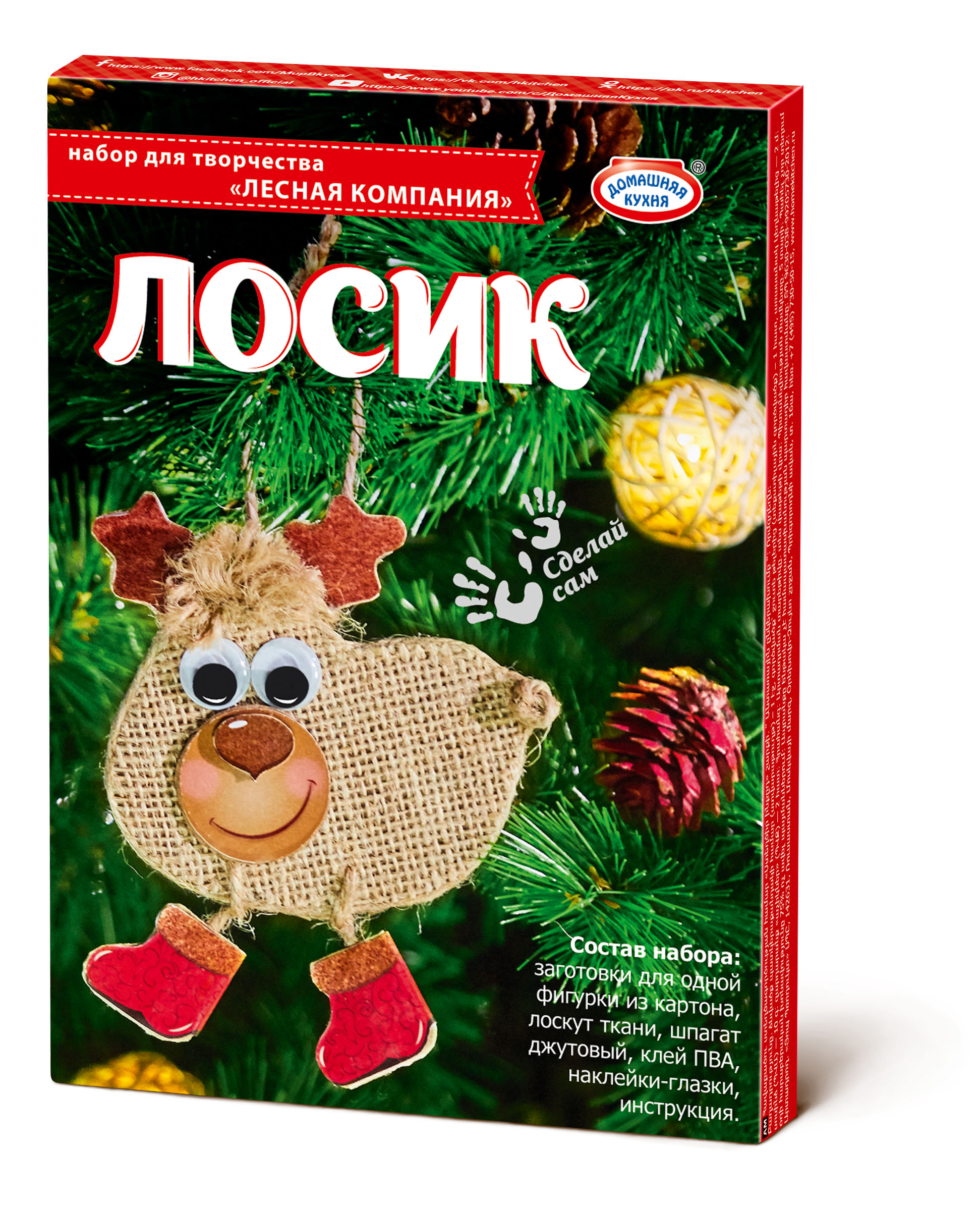 

Набор для творчества Домашняя кухня Сделай сам Лесная компания, дизайн в ассортименте