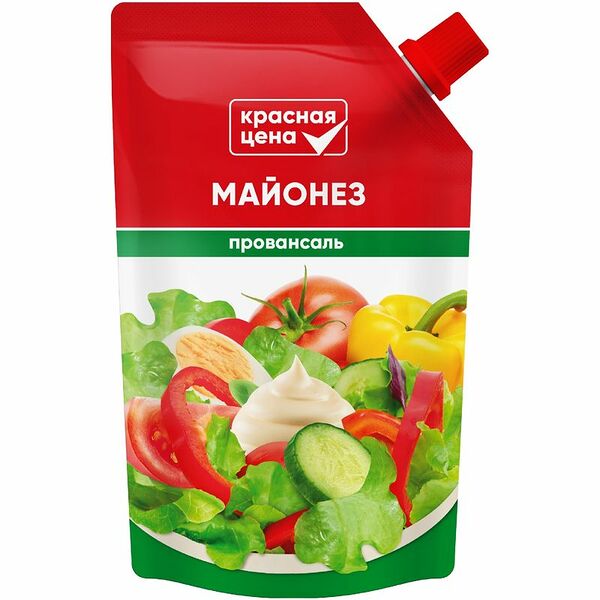Майонез Красная цена Провансаль 67% 370 мл