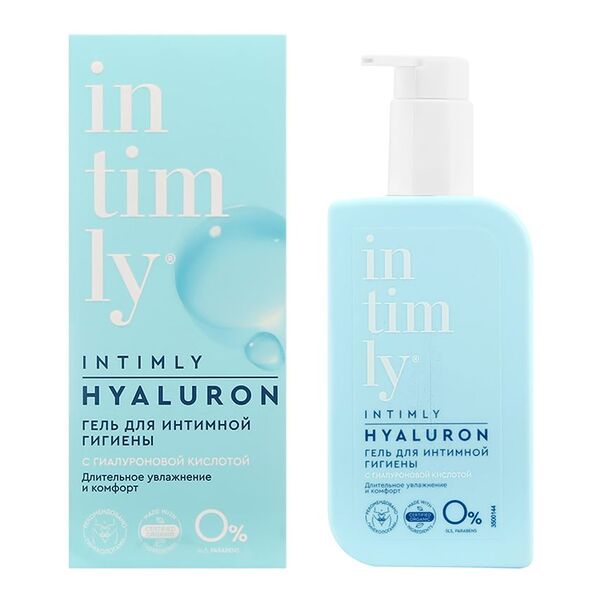 Гель для интимной гигиены Intimly Hyaluron Длительное увлажнение и комфорт c гиалуроновой кислотой 220 мл