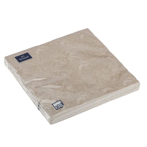 

Салфетки бумажные Art Bouquet Золотистый жемчуг Барокко 3сл, 33х33, 16 шт