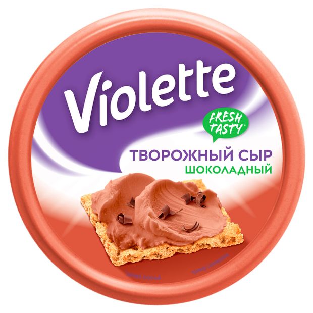 

Сыр творожный Violette шоколадный 50% 140 г
