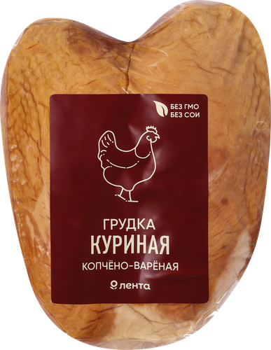 

Цыпленок бройлер Лента грудка копчено-вареная весовая