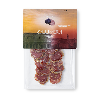 

Колбаса сыровяленая Трюфель Salumeria нарезка 70 г