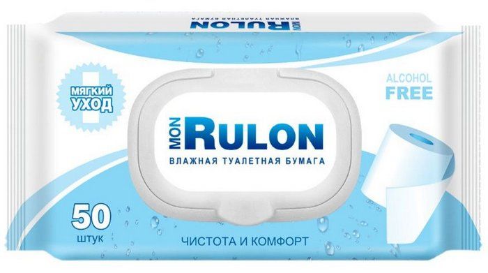 

Mon Rulon влажная туалетная бумага 50 шт