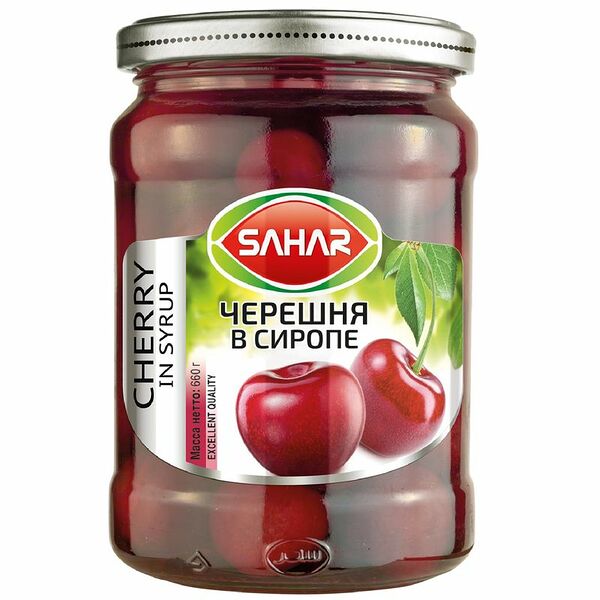Компот из черешни Sahar пастеризованный, 660 г