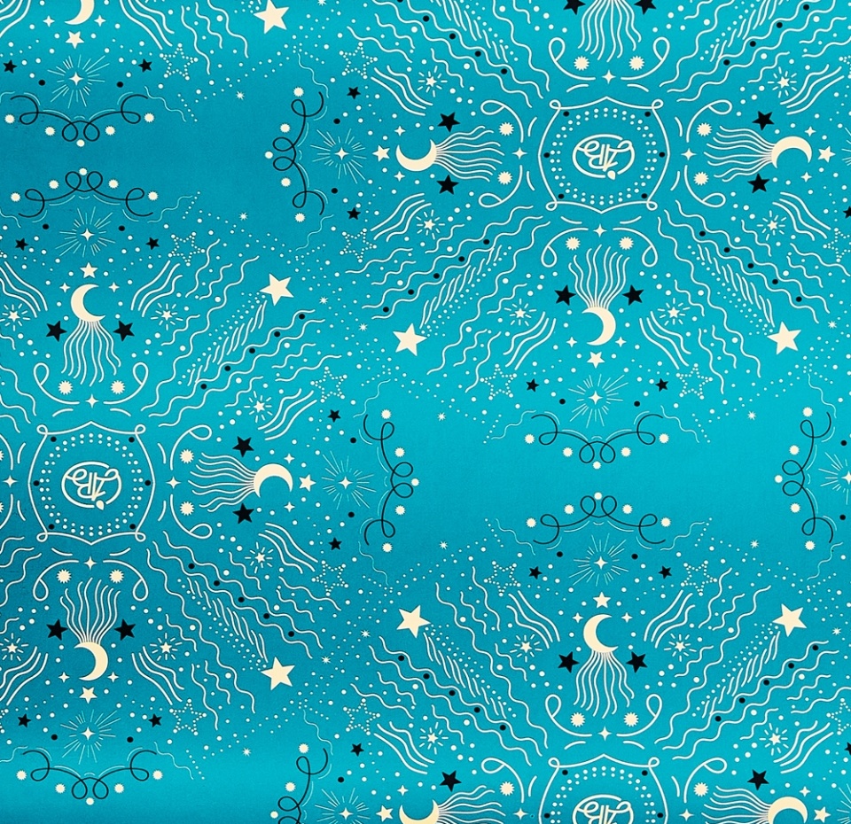 

Бумага упаковочная Азбука Вкуса Абстракция новогодняя