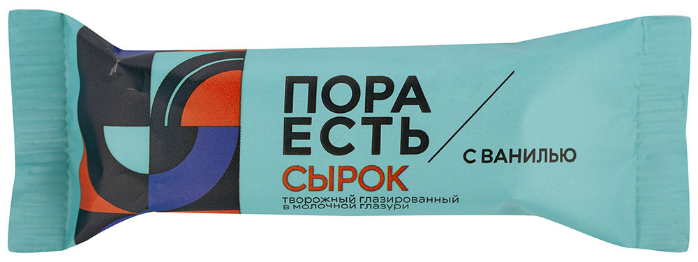 

Сырок Пора есть с ванилью в молочной глазури 20% 30 г