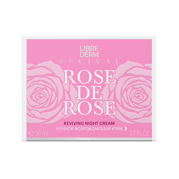 Ночной возраждающий крем для лица Librederm Rose De Rose 50 мл