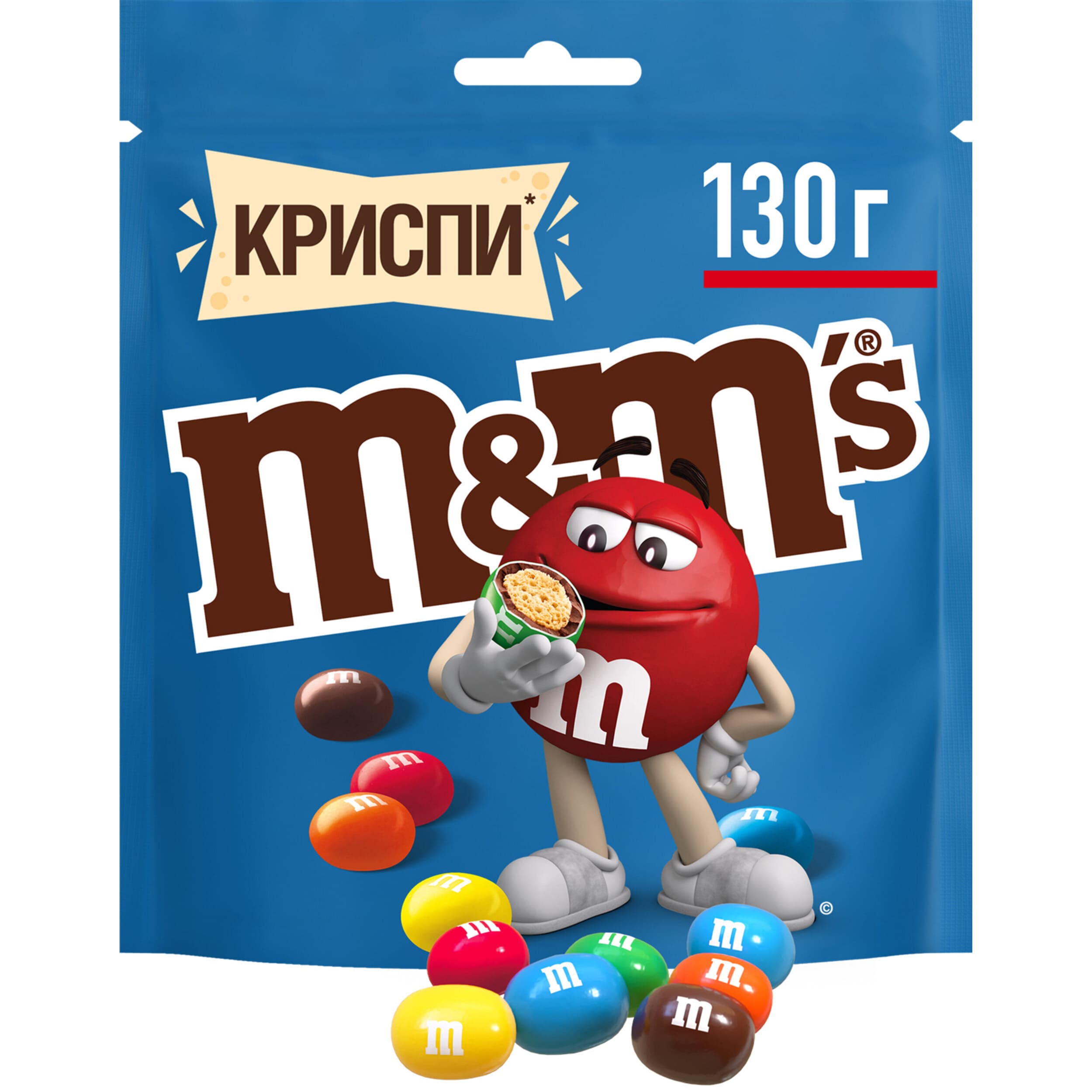 

Драже M&MS Криспи хрустящие шарики 130 г