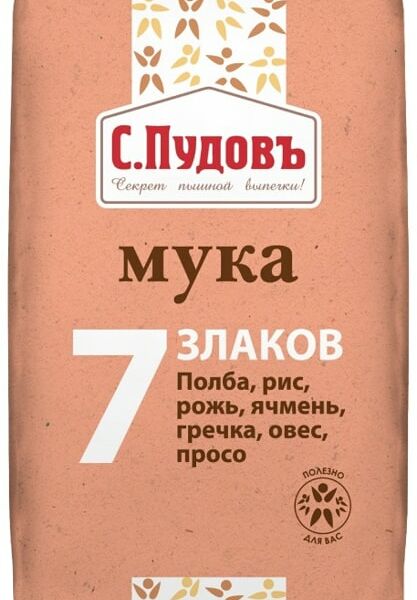 Мука С.Пудовъ 7 Злаков, 500 г