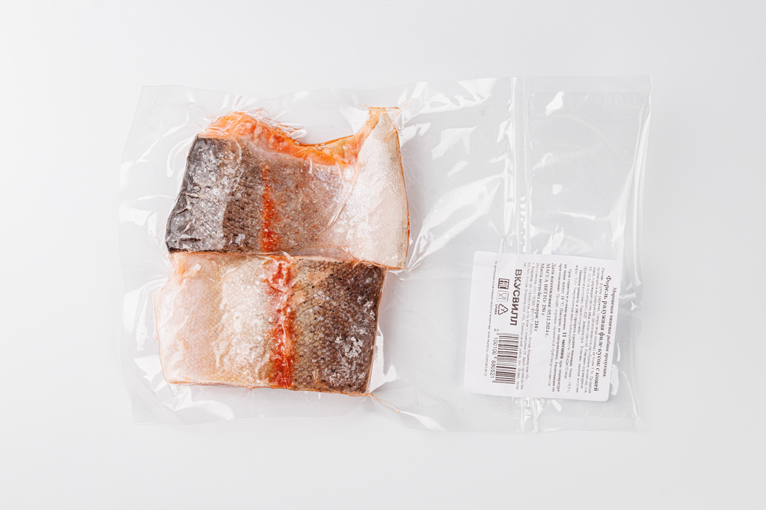 

Форель филе-кусок на коже ВкусВилл замороженный 250 г