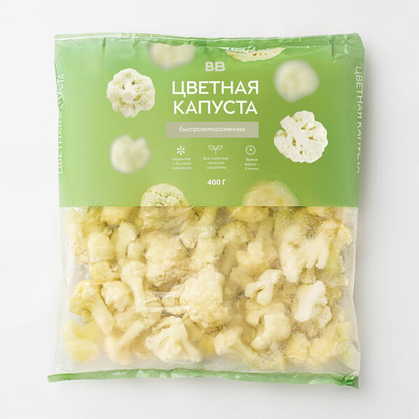 Капуста цветная, свежезамороженная 400г