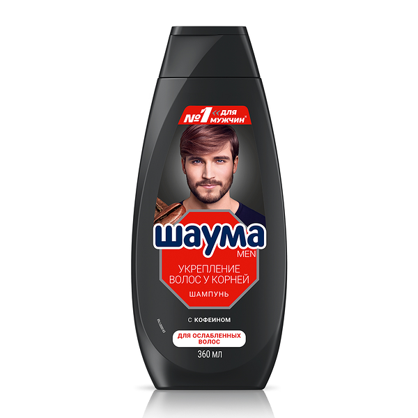 Шампунь Шаума Укрепление у корней с кофеином для ослабленных волос 360 мл