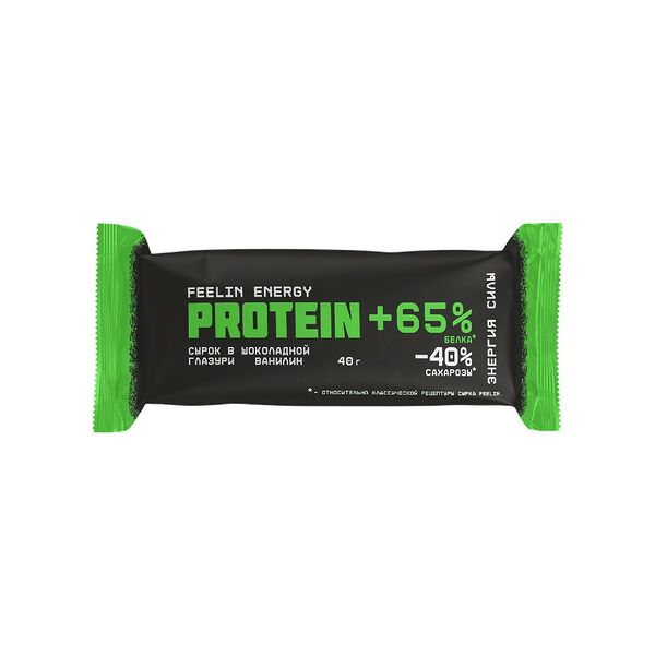 Сырок творожный глаз Feelin обогащ белком аром ванилина в шок глаз 20% 40г