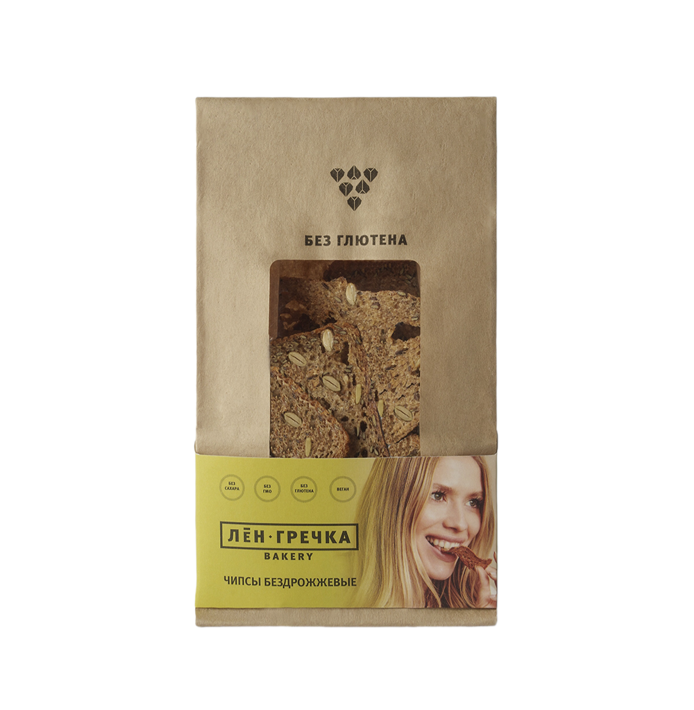 

Чипсы бездрожжевые Лён-Гречка Bakery 50 г