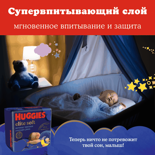 

Трусики - подгузники Huggies Elite Soft 3 6-11 кг 23 шт.