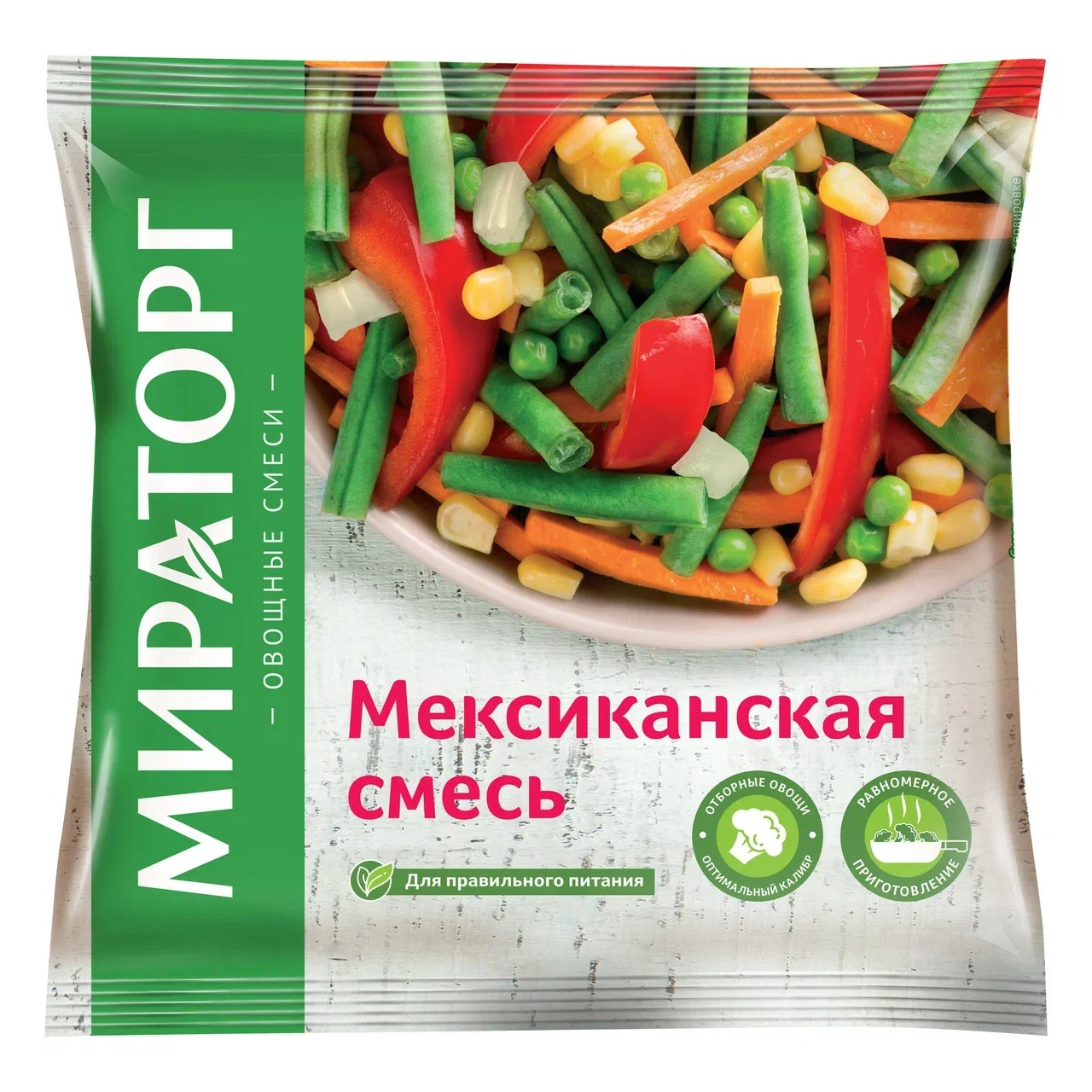 

Овощная смесь Мексиканская Мираторг замороженная, 400 г