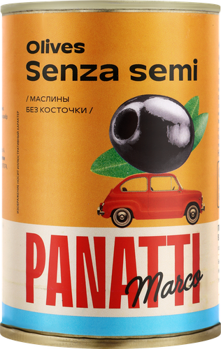 

Маслины без косточки Marco Panatti 314 мл