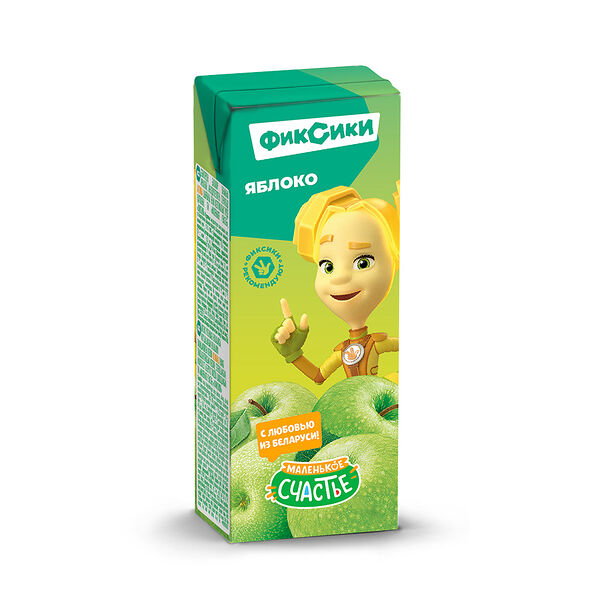 Нектар Маленькое счастье Фиксики яблочный осв стер 0,2л ДП