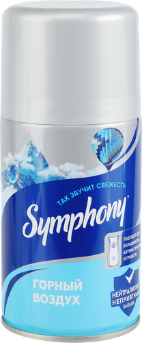 

Освежитель воздуха Symphony Горный воздух автоматический сменный блок 250 мл