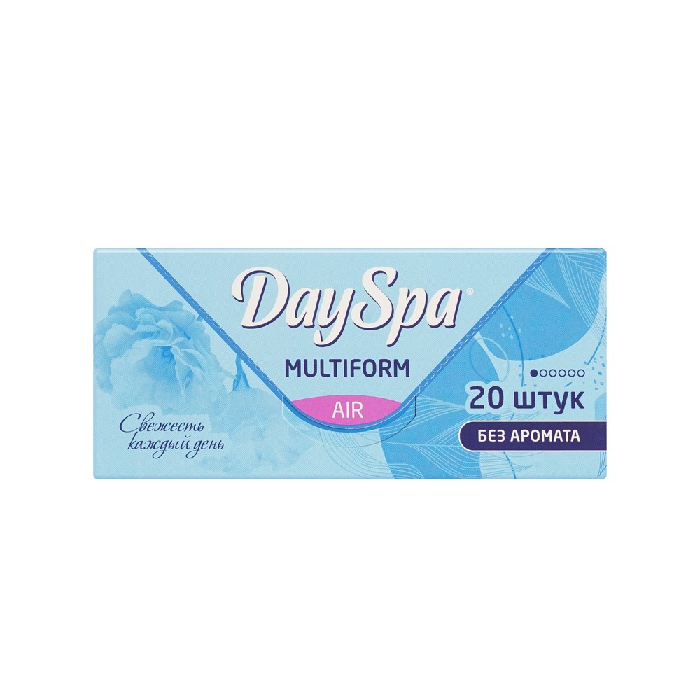 

Ультратонкие ежедневные прокладки Day Spa Multiform Air без аромата 20 шт.