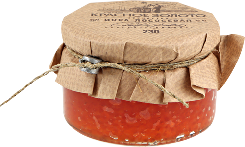

Икра Красное Золото зернистая лососевая 230 г