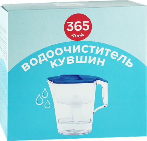 

Фильтр-кувшин 365 дней 2.5 л со сменным модулем 1 шт.