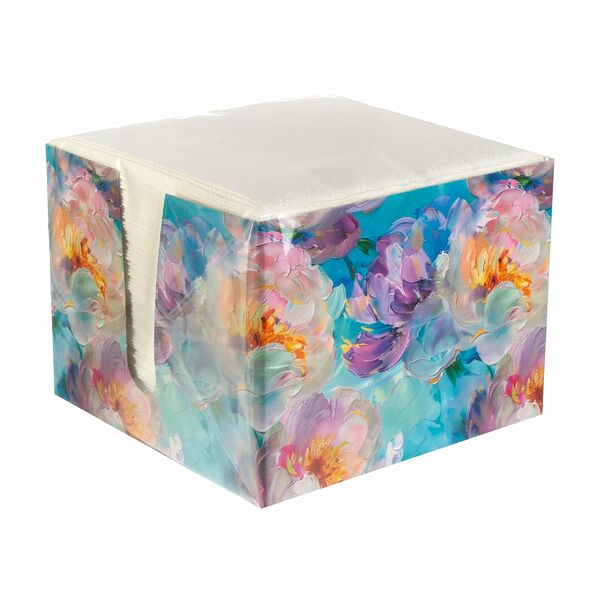 Салфетки в коробке, Pero, 24х24 см, 2 слоя, 100 шт., в ассортименте