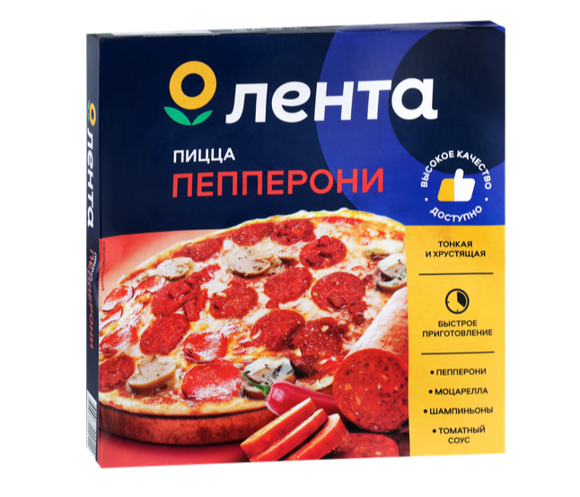 

Пицца Лента Пепперони 350 г