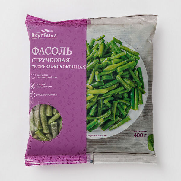 Фасоль стручковая свежезамороженная