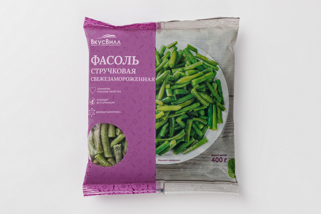 

Фасоль стручковая свежезамороженная