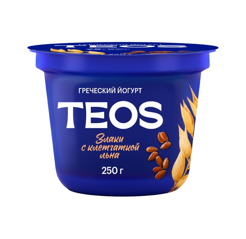

Йогурт Teos греческий злаки с клетчаткой льна 2 % 250 г